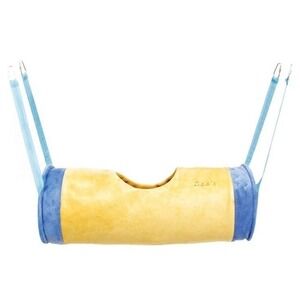 Prevue Hendryx Zzzs Soft Suede Tunnel Ferret Small Animal Sleep Blue Yellow